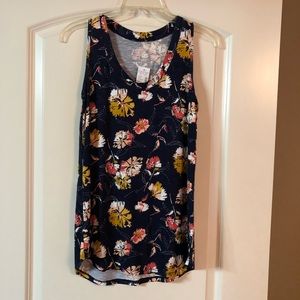 NWT Maurice’s Floral Print Tank Top size small